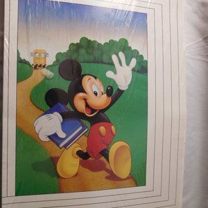 Vintage Mickey Mouse Sixty Years with You Book Cover Protectors 1988